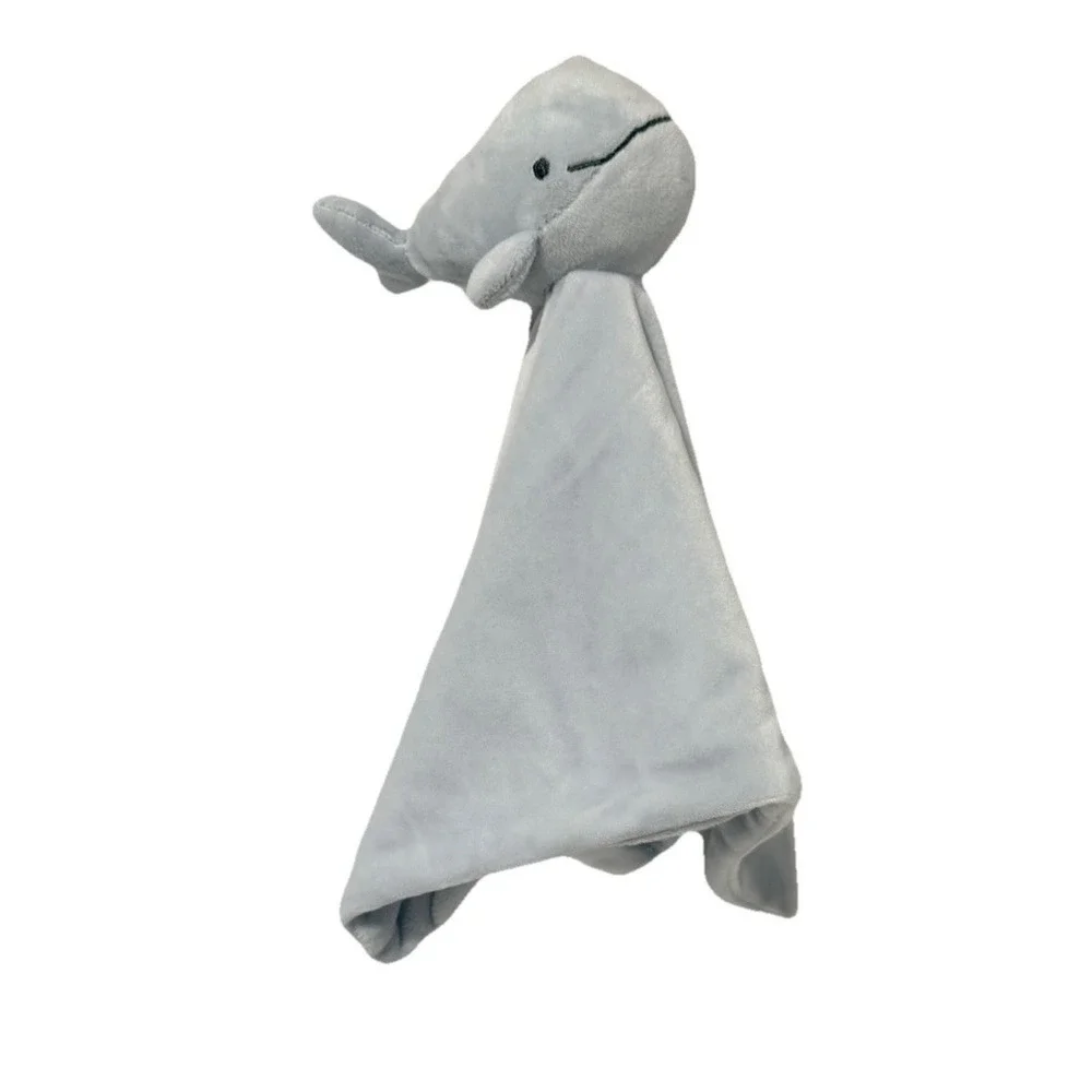 NWT Carters Baby Blue Whale‎ Lovey Cuddle Plush Newborn Infant Security Blanket